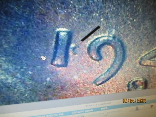 1949-S LINCOLN WHEAT CENT DIE CHIP OR DROPPED LETTER?    CC4