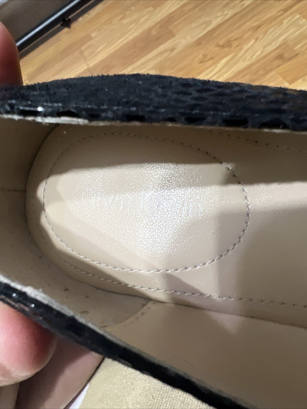 Calvin Klein Womens Black Classic Python Shoes  S… - image 8