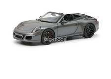 Schuco 1/18 Scale  911 Targa 4 GTS Grey Diecast car Toy Gift Collection