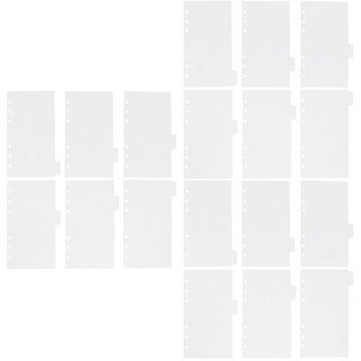  18 Blätter praktische Binder -Trenner täglich NOTHEM BOTHER DISTICTER BINDER