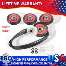 Dryer Repair Kit 4392067 DE2067 for Whirlpool Kenmore Maytag With Instruction