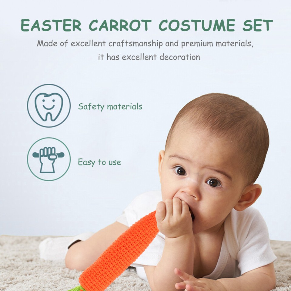 Easter Carrot Outfit Decor Costume Knit Hat Newborn eBay