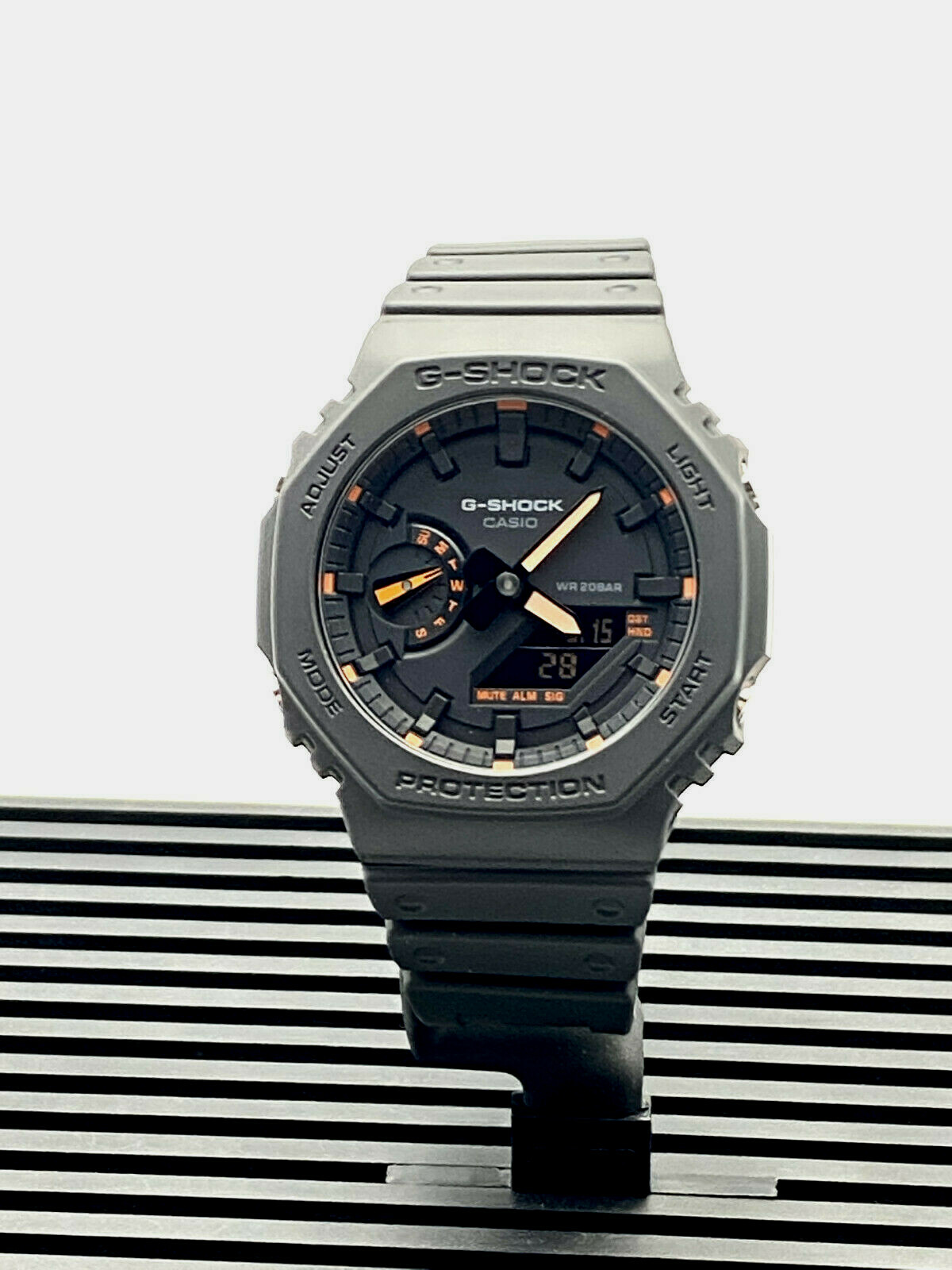 新品未使用品】G-SHOCK GA-2100-1A4 ブラック×オレンジ | bwlimos.com