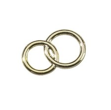 20 Doppelringe Streuteile gold Streudeko Scrapbooking Hochzeit Tischdeko neu