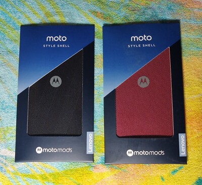 RESTOCKED! Genuine Motorola Moto Mods Style Shell for Moto Z Phones Black  Red
