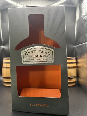 Jack Daniels Discontinued Gentleman Jack 1L Gift Box - Empty