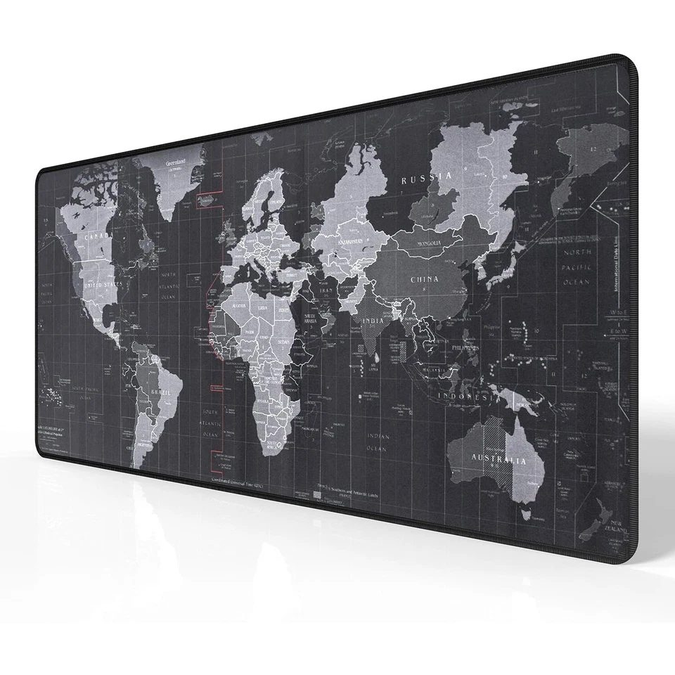 Gaming Mouse Soft Pad Extended Large World Map Computer Keyboa Mat 31.5X12'' - Image 2 of 4