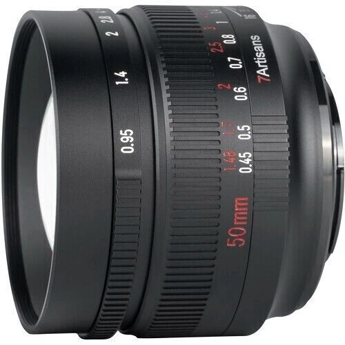 7artisans 50mm F0.95 Large Aperture APS-C Lens For Sony Canon Nikon Fuji M43 New - Image 3 of 4