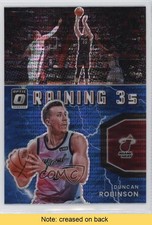 2021 Panini Donruss Optic Raining 3s Blue Pulsar Prizm Duncan Robinson READ 0rd2