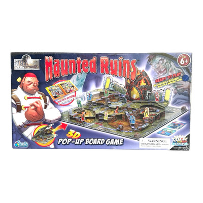 Relic Raiders Haunted Ruins Board Game 3D Pop-Up Comic New Factory Sealed 2009