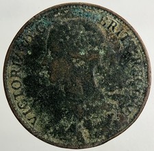 1862 Victoria Farthing Coin | Fair Grade