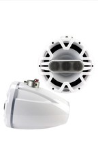 Memphis Audio MM84TW 8" Marine Audio Tower Speakers w/ RGB LED - White NEW