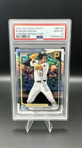 2024 Bowman Draft - Chrome Konnor Griffin #BDC-22 Refractor (RC) PSA 10 Gem/MT