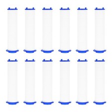12 Pcs Shower Head Filter Bathroom PP Cotton Filter Cartridge Replacement 3.3 in