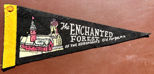 vintage-1950s-the-enchanted-forest-pennant-souvenir-theme-park-adirondacks-ny