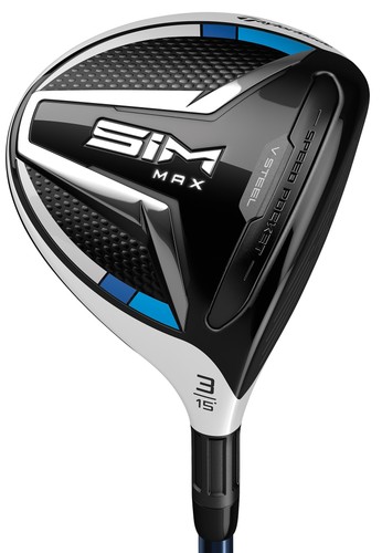 Left-Handed TaylorMade SIM MAX 15* 3 Wood Regular Fujikura Ventus Blue FW 5 - Picture 1 of 4