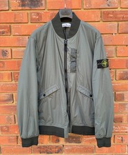 BNWT SS24 Stone Island Skin Touch Nylon with Primaloft-TC Bomber - Large - Green