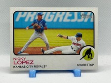 Nicky Lopez 2022 Topps Heritage #260 - Kansas City Royals