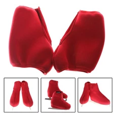 Neoprene Boot Covers for Figure Skates Elastic Hem and Zippered Full Coverage