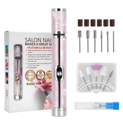 12 IN1 Elektrische Nagelfräser 20000 U/min LCD 4 stufen Maniküre Pediküre Set