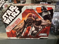 STAR WARS 30th ANNY DARTH VADER SITH STARFIGHTER SIGNED BY DAVE PROWSE UNOPENED