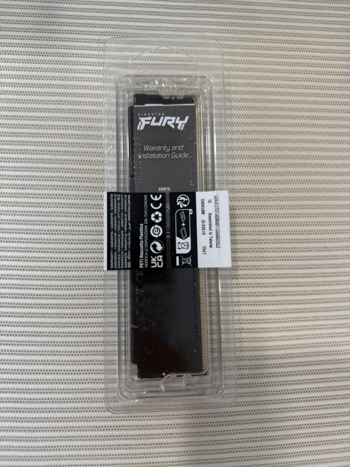Kingston FURY Beast 1x16GB 288-Pin PC RAM DDR5 5200 CL40 2