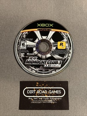 Midnight Club 3 DUB Edition Microsoft Xbox Original Disc Only