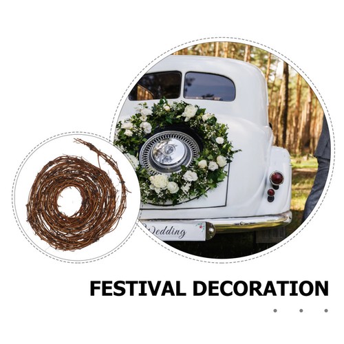  Rattan Front Door Wreath Dried Base Craft Making Supply Crafting - Zdjęcie 5 z 12