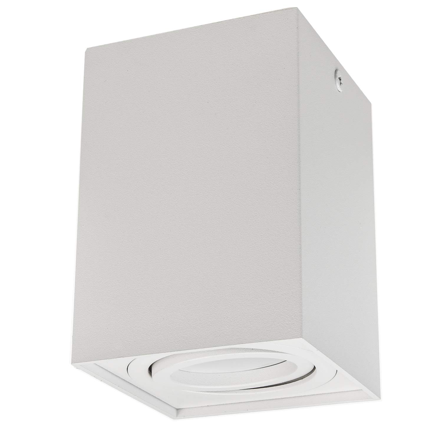 Plafonnier MCE426 W blanc à douille GU10 pour spot LED ou halogène