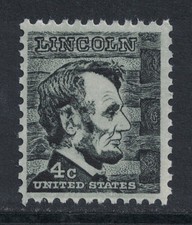 Scott 1282a (tagged)- Abraham Lincoln, Prominent Americans Series- MNH 4c 1965