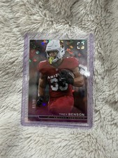 2025 Panini Photogenic Fooball Trey Benson Purple Parallel /99 Arizona Cardinals
