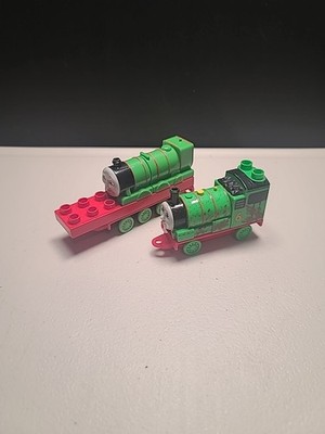 Mega Bloks Thomas & Friends Percy #6 Green Build-able Figure X 2