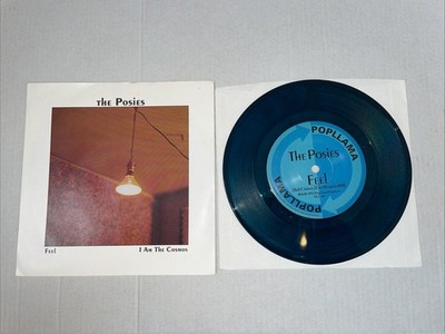 THE POSIES - FEEL / I AM THE COSMOS - 7  1992 Ex/Ex USA Import Blue/green Vinyl