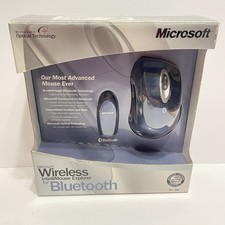 Microsoft Bluetooth Wireless Intellimouse Explorer M60-00001 Vintage PC Mouse