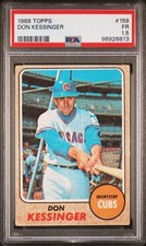 1968 TOPPS #159 DON KESSINGER PSA 1.5