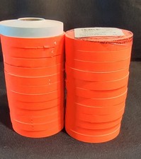 24 Rolls Flouresent Orange Labels for Monarch Pricing Gun 1110 A0001
