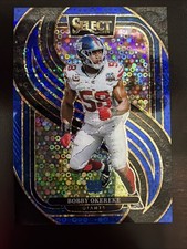 2024 Panini Select Blue Disco Prizm Bobby Okereke /25 #109 - Bookend - Giants