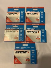 Arrow - T50 Staples Stainless Steel 506SS 10mm (3/8in) (pack Of 5000)