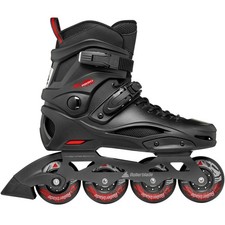Rollerblade RB 80 Pattini IN Linea Fitness-Inliner Si 80 MM / 82A Nero/Rosso