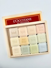 Vintage L Occitane en Provence Savons d Invit s Guest Soaps 12pc Gift Set Wood