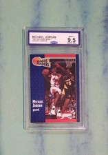 Graded Mint 9.5 MICHAEL JORDAN 1991-92 Fleer League Leaders