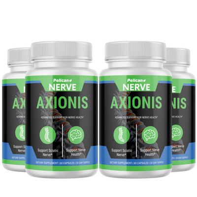 Nerve Axionis- Brain & Nerve Support- 4 Bottles- 240 Capsules