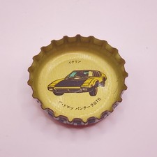 De Tomaso Pantera GTS car Crown Cap Coca-Cola Japan Vintage Bottle Cap D1