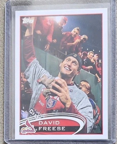 2012 Topps - Image Variation David Freese #273 Rally Squirrel