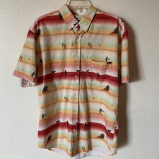 RSVLTS Star Wars Shirt Mens L Large Mandalorian Button up short sleeve