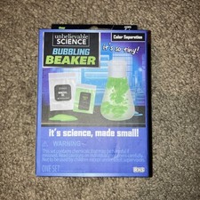 NEW UNBELIEVABLE SCIENCE Our Smallest Science kit Ever Set BUBBLING BEAKERS