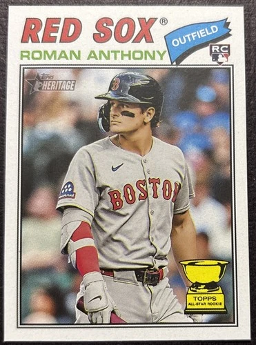 ROMAN ANTHONY 2026 Topps Heritage Rookie RC #86 Boston Red Sox Baseball Card MLB