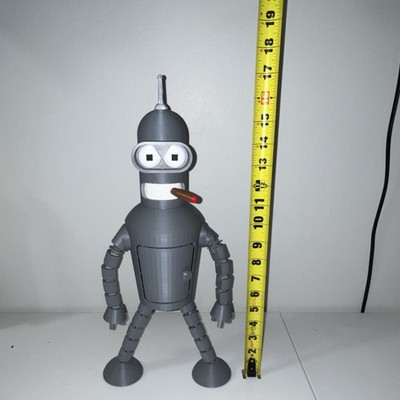 Bender Futurama Opening Chest Compartment rotating head