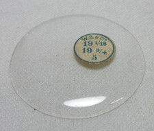 GLASS POCKET WATCH CRYSTAL WATCHMAKER SIZE 19 1/16 H 5 REPLACEMENT PART 433