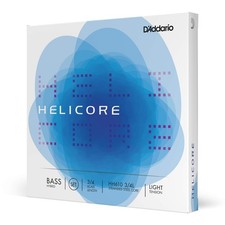 D'Addario Helicore Hybrid Bass String Set, 3/4 Scale, Light Tension